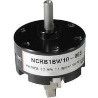 El actuador rotatorio, 30m m agujerea, grado de 180, puerto axial, paleta del sgl, 15.6 in/lbs