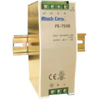 Fuente de alimentación, AC-DC, 48V, 1.6A, 85-264VIn, incluido, carril del estruendo, industrial, 77W, serie del picosegundo