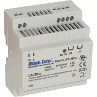 Fuente de alimentación, AC-DC, 5V, 6.5A, 85-264V adentro, incluido, carril del estruendo, industrial, 33W, serie del picosegundo