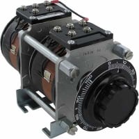 Transformador variable 1 fase, delta abierto de la fase de 3, 5A Out1.2kVA, perilla 120V