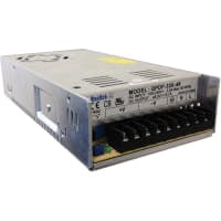 Fuente de alimentación, AC-DC, 12V, 25A, 88-264V adentro, incluido, carril del estruendo, PFC, 300W, serie de QPDF