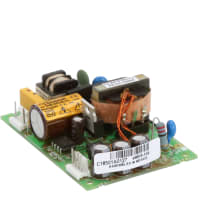 Fuente de alimentación, AC-DC, 12V, 1.25A, 90-264V adentro, marco abierto, Pnl Mnt, médico, serie GSM15