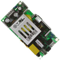 Fuente de alimentación, AC-DC, 15V, 4.3A, 100-240V adentro, marco abierto, Pnl Mnt, médico, serie GNT60