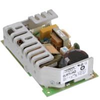 Fuente de alimentación, AC-DC, 24V, 3.1A, 90-264V adentro, marco abierto, Pnl Mnt, médico, serie GLM75