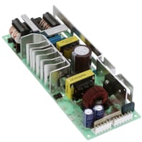 Fuente de alimentación, AC-DC, 24V, 6.3A, 85-264V adentro, marco abierto, panel Mnt, PFC, 151W, serie de LEA