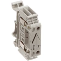 Gris termoeléctrico del voltaje del conectador 2 de bloque de terminales 24-12 AWG 10.4 milímetro W M 3