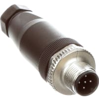 M12 enchufe circular, haber cifrado, posición de 5, tornillo, 4A, IP67, serie de SACC