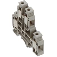 AWG 500 V 76 del bloque de terminales 2 4 24-6 a las series BRITÁNICAS grises del tornillo del PA de 6 kilovoltio M 4 1.5 nanómetro