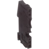 La Resorte-jaula Flat-type del bloque de terminales 30A 400V del fusible conecta 26-10 negro del AWG