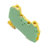 Tornillo de Grd del carril del estruendo del negro del término de las conec. 14-1.5 sq.mm 26-16AWG 4.2m m W Verdes-YL
