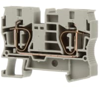 Bloque de terminales 1 2 Feed-Through 16 a AWG 600 V 65 de 6 UN PA de 8 kilovoltio serie del ST de 18 milímetros