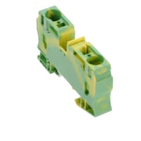 Las conec llaman el carril del estruendo del negro la jaula del resorte de tierra 2 14-2 AWG 16 milímetro W serie Verde-Yel del ST