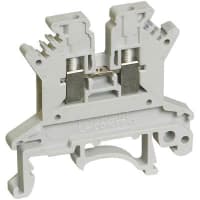 Reino Unido 1.5 N Gray IEC Screw Clamp Terminal Block - 30-14 AWG Reino Unido Series