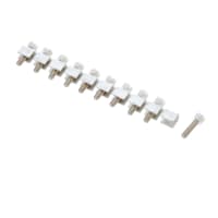 Los accesorios universales fijaron el bloque de terminales del puente 10 y pelan serie de FBI