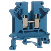 Alimentación del conectador del bloque de terminales con serie BRITÁNICA azul de la abrazadera 2 24-10AWG 6.2m m W del tornillo