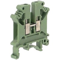 Las conec llaman la alimentación del negro con verde de la abrazadera 2 0.2-6sq.m m 24-10AWG 6.2 milímetro W del tornillo
