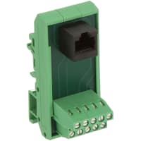 Conexiones discretas pasivas del alambre de Varioface Conv RJ11/RJ45 de los módulos de interfaz