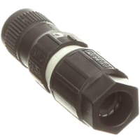 M12 zócalo circular, haber cifrado, posición de 4, IDC, 4A, IP65, IP67, serie de Quickon