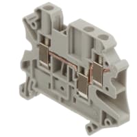 Las conec llaman la alimentación del negro con gris del AWG del tornillo 3 26-10 serie de 6.2 milímetros W UT