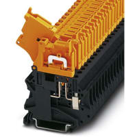 Conn Term Blk DIN Rail Disconnect Screw 26-10 AWG Black 20 a los 6.2 milímetros W UT Series