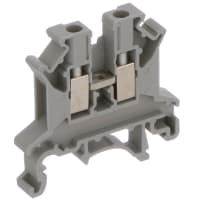 Bloque de terminales universal con el AWG de la conexión del tornillo: 30 - 12 (Gris) serie BRITÁNICA