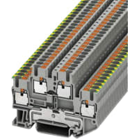Conn, Term Blk, Feed Through, 2,4,0.14-4sq milímetro, 26-12 AWG, Gray, 5.2 milímetros W