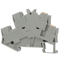 Llame el nivel 2 4 0.14-4 de Dbl del bloque sq. milímetro de 26-12 de gris del AWG serie de 5.2 milímetros W pinta