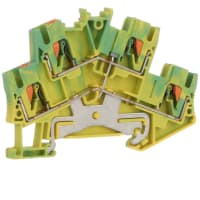 Las conec llaman el módulo de la tierra del negro 2 4 0.14-4 sq.mm 26-12 AWG 5.2m m Verde-Amarillos W
