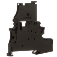 For Fuse Type G Insert 6.3A 500V 26 - 10 AWG UT Series de Fuse Terminal Block