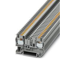 Desconexión del carril del estruendo del bloque del término Empujar-En conec 24-10 gris 6.2 milímetro W del AWG