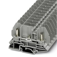 Conectador del bloque de terminales, panel, desconexión de la prueba, 2.26-8 AWG, gris, 13 milímetros W