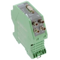 Transceiver, Fiber Optic Converter, Antenna, PROFIBUS a 12 Mbps, 850nm, 2 Interfaces