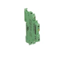 Retransmita el bloque de terminales, relais de w/Mini, 1NO Cntct, 24VAC/DC entrada, término de 6.2m m.