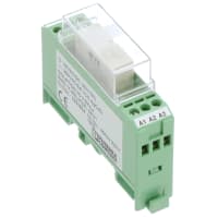 Relais de la conmutación del módulo de relais w/Mini, SPDT, 24VAC/VDC entrada, conexión doble A2