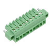 Serie de la posición COMBICON bujía métrica del tornillo de enchufe del PWB 3.81m m 16AWG 160V 8A 9