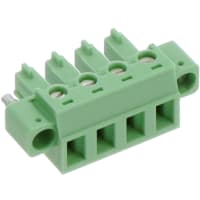 Serie de la posición COMBICON bujía métrica del tornillo de enchufe del PWB 5.08m m 16AWG 320V 8A 4