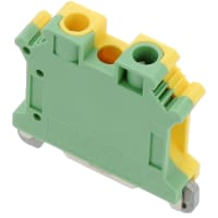 Conecte a tierra el solo nivel de Trm del negro 10 USLKG N de la serie 57A del tornillo del término del amarillo modular del verde
