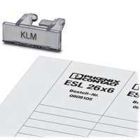Portador del marcador de la tira terminal, serie del KLM + de ESL