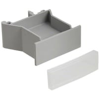 Tira que marca para NS 32 o NS 35/7.5 42.5 milímetro L x 20 milímetros W 40 gris x 17 milímetros