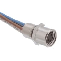 M8 zócalo circular, haber cifrado, posición de 4, tornillo, 4A, IP67, serie de SACC
