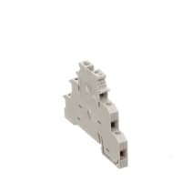 Terminal estándar del carril del estruendo, serie de DIKD 1.5, 250V, 24A, término del tornillo, gris, nivel triple