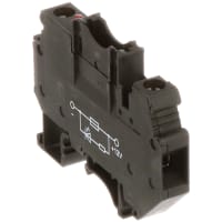Sola serie de Reino Unido del nivel de Trm del negro 12V de la C.C. 30A del tornillo del negro modular del término