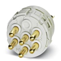 Manera masculina del relleno 12 del conectador para el uso con serie del conectador circular RC