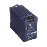 Power Supply, AC-DC, 24V, 1.3A, 85-264V adentro, Enclosed, DIN Rail, PFC, 31W, DPP Series