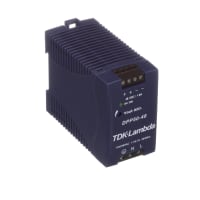 Fuente de alimentación, AC-DC, 48V, 1.05A, 85-264V adentro, incluido, carril del estruendo, PFC, 50W, serie de DPP