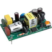 Fuente de alimentación, AC-DC, 12V, 0.42A, 85-264V adentro, marco abierto, Por-Agujero del PWB, 5W, serie de KPSA