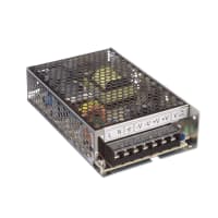 Fuente de alimentación, AC-DC, 24V, 4.5A, 115-264V adentro, incluido, carril del estruendo, PFC, 108W, serie del LS