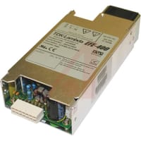 Fuente de alimentación, AC-DC, 24V, 16.7A, 90-264V adentro, incluido, montaje del panel, PFC, serie EFE400