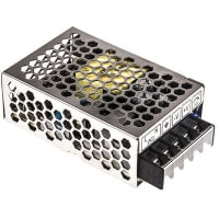 fuente de alimentación, AC-DC, 15V, 1.7A, 86-264V adentro, incluido, montaje del panel, PFC, 26W, serie del LS