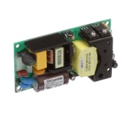 Power Supply, AC-DC, 15V, 2.67A, 90-265V adentro, Open Frame, DIN Rail, ZPSA40/60 Series